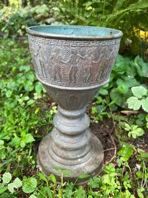 Greco-Roman Style Bronze Planter