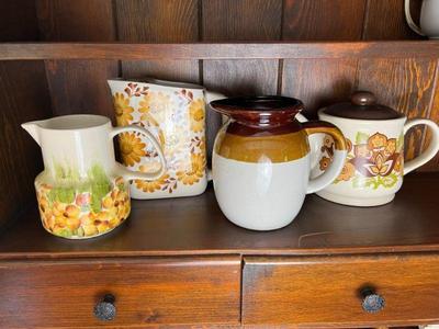 Grouping Of Vintage Pitchers