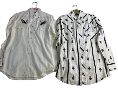 Pair Of Blair Fine Menswear Western Inspired Button-Ups