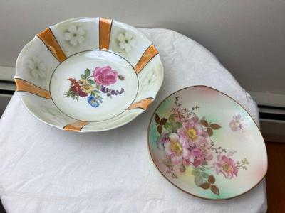 Pair Of Antique German Porcelain Bowls