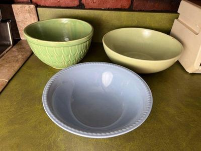 Pastel Pottery Trio Including McCoy