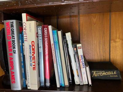 Collection Of Automobile Books