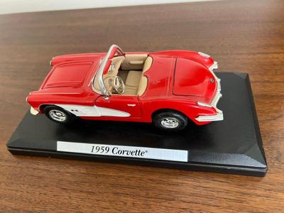 Motor Max Die Cast 1959 Corvette Convertible Model Car
