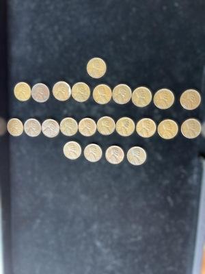 Collection Of Wheat Pennies 1927, 1940s, 1950s