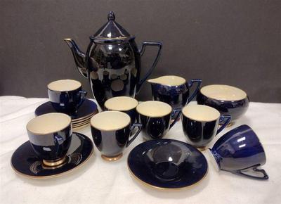 CARLETON WARE DEMITASSE COFFEE SET