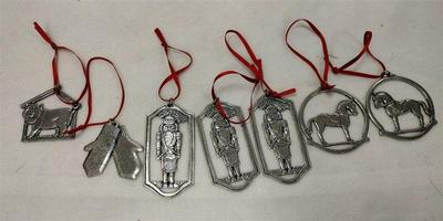 HAVSTAD NORWAY PEWTER ORNAMENTS