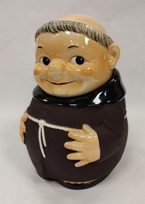 GOEBEL FRIAR TUCK COOKIE JAR - WITH TOES