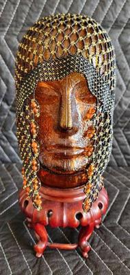 Hand beaded headdress