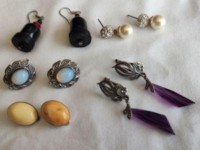 Earrings sterling x 5