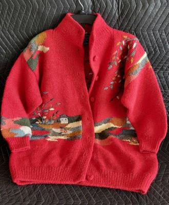 Vintage sirogojno wool cardigan 2