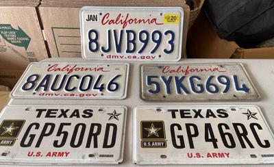 License plates
