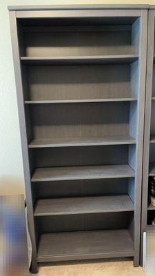 Grey bookshelf unit 2