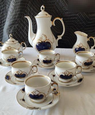 Specialty polish limoges china tea set bogucice porcelana