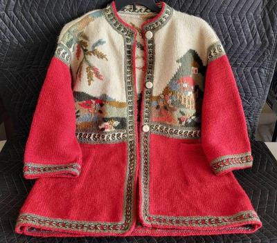 Vintage sirogojno wool cardigan 1