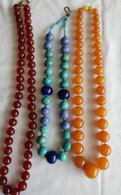 Stone necklaces