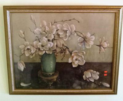 Magnolias by l. Coldier