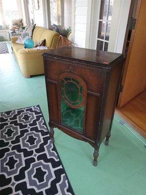 Circa 1920's small china cabinet