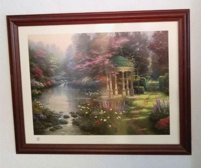 signed and numbered Thomas Kincade Print