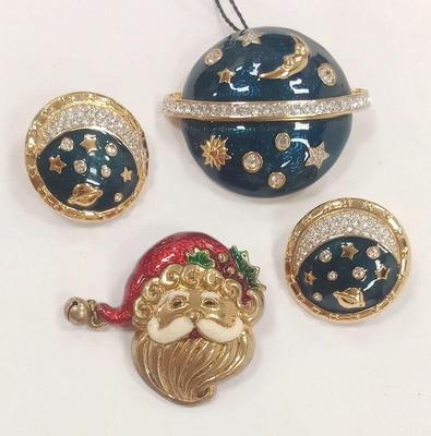 enameled jewelry set