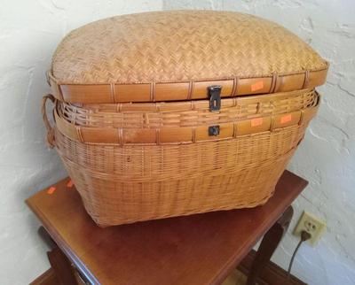 rattan bamboo basket
