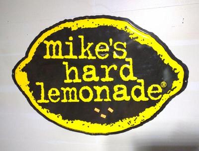 Tin mike's hard lemonade sign