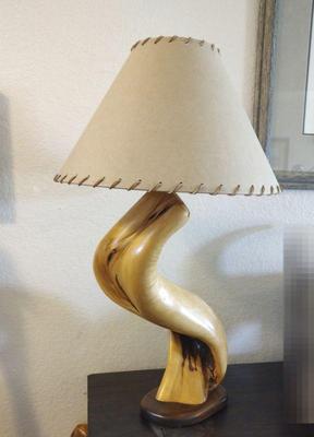 Cypress lamp