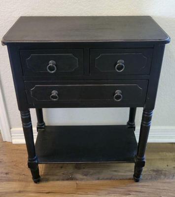 Small wood side table