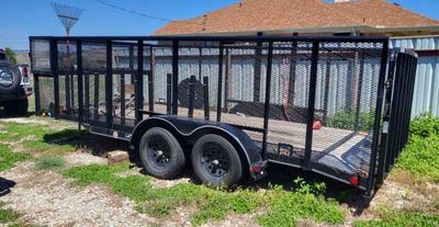 Landscaping trailer