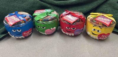 M matms valentine candy dishes