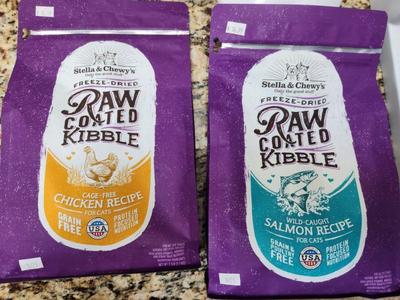 Various cat and dog foods, still in date or recently expired