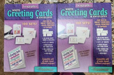 Full boxes - make your own greeting cards this holiday!