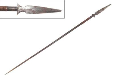 Lot 95 philippine war spear 20th c.
