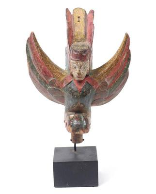 Lot 325 indonesian wood carved spout stopper