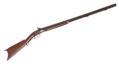 Lot 130 american half stock percussion rifle