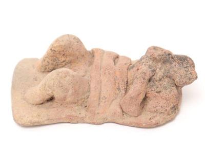 Lot 213 colima terracotta bed figure 300 bce 300 ce