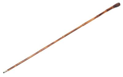 Lot 120 late victorian english bamboo cane