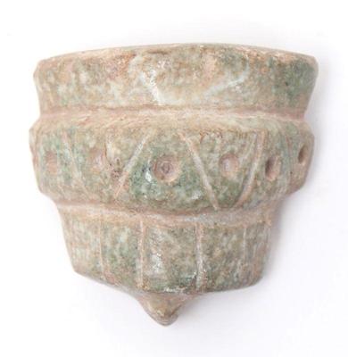 Lot 207 mezcala jade temple pendant
