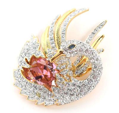 Lot 256 lovely nolan miller vintage swan brooch