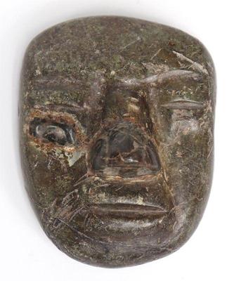 Lot 222 olmec olmecoid mask greenstone 900 600 bce or earlier