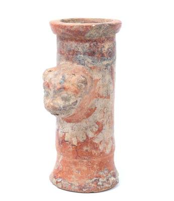 Lot 219 maya jaguar vessel urn 600 bce 900 ce
