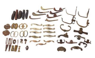 Lot 46 huge collection of 59) sword components