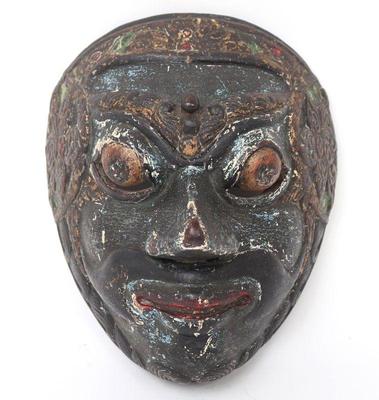 Lot 303 indonesian wood carved dance mask