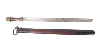 Lot 66 early tibetan long sword 19th century