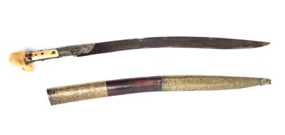 Lot 59 ottoman yatagan sword w scabbard