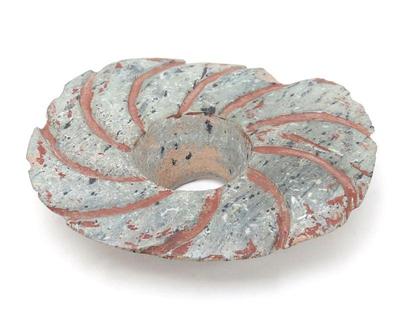 Lot 196 massive teotihuacan ear spool 200 bce 750 ce