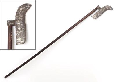 Lot 51 antique pole axe or bill