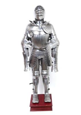Lot 184 fluted suit of armour 15th c. style