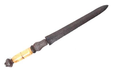 Lot 44 european bone handle knife late 18th early 19th c.