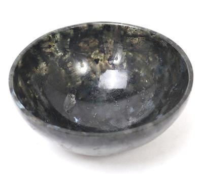 Lot 287 lovely miniature natural laborite bowl