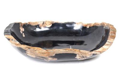 Lot 299 large petrified wood dish millions of years old